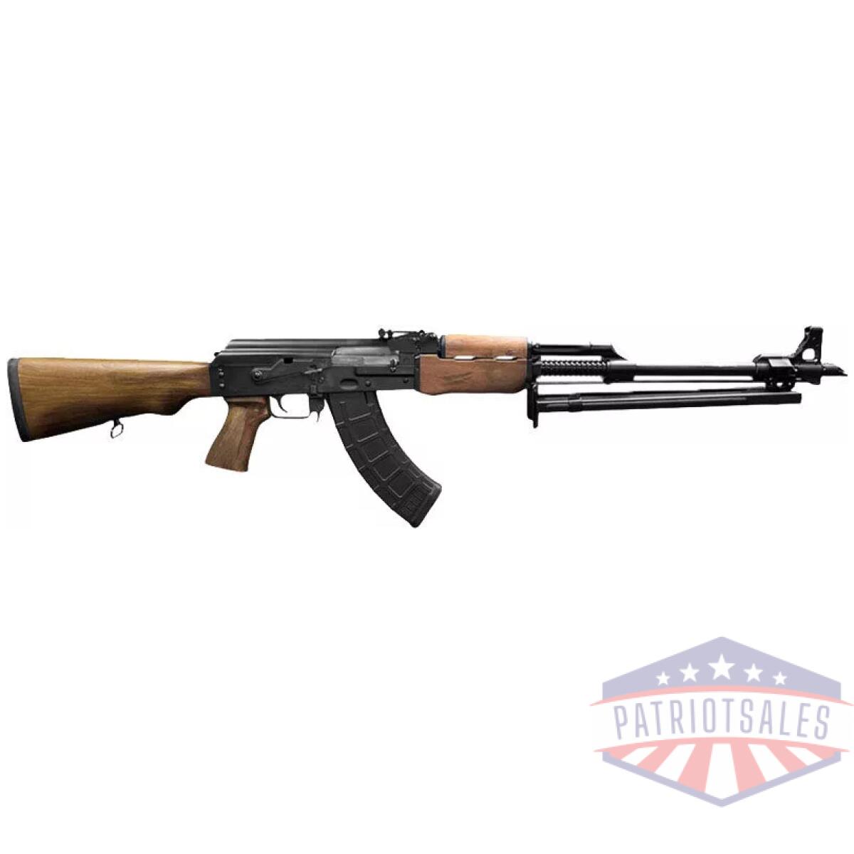 Gzr72762w_1 - zastava m72 rpk rifle 7. 62x39 - 1-30rd 21" bbl. Bipod wood stk - gzr72762w 1