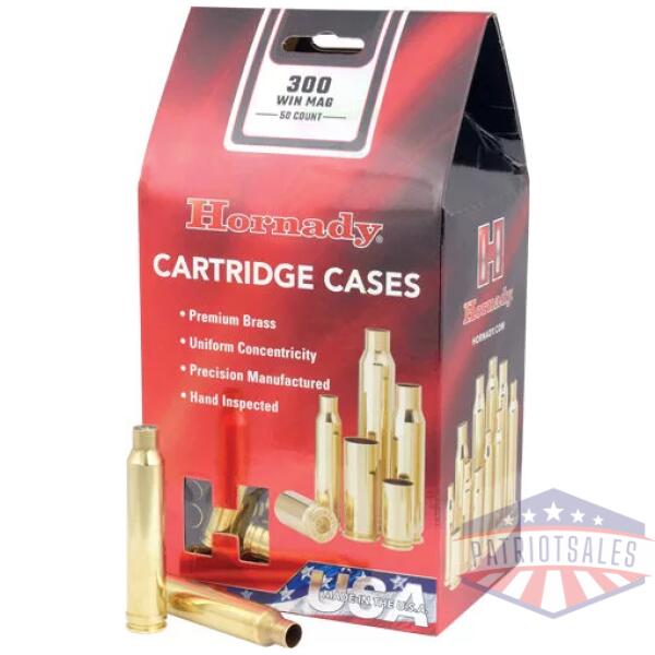 HORNADY UNPRIMED CASES 300 - WIN MAG 50 PACK 5PK/CS