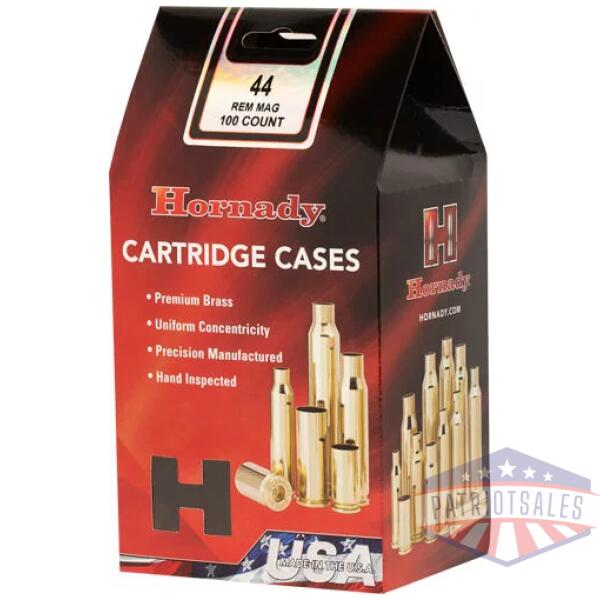HORNADY UNPRIMED CASES 44 REM - MAG 100 PACK 5PK/CS