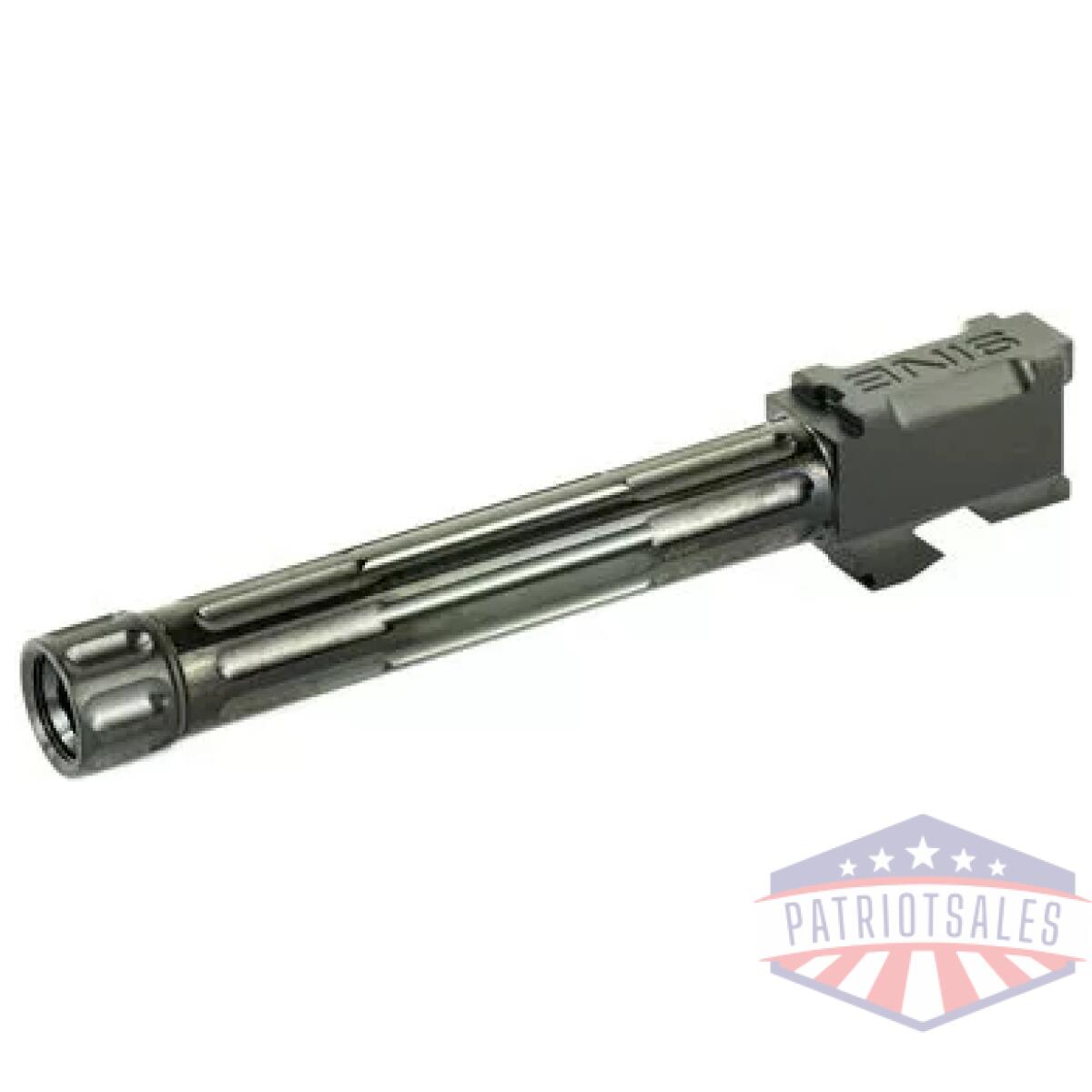 Lan01gbg17thblk_1 - lantac bbl for g17 fluted thrd black - lan01gbg17thblk 1