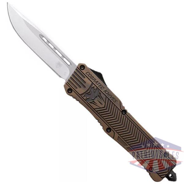 COBRATEC MEDIUM CTK1 OTF - CERTAKOTE BRONZE 3" DRP POINT