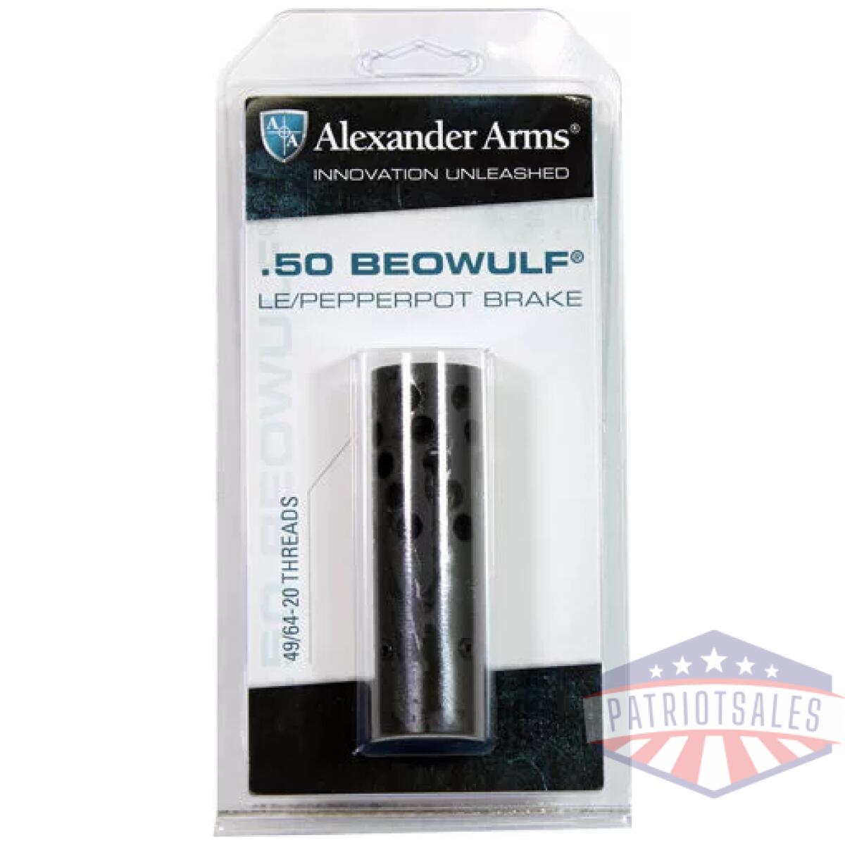 Mbeolembfackit_pkg - alexander 50 beowulf le pepper - pot threaded muzzle brake - mbeolembfackit pkg