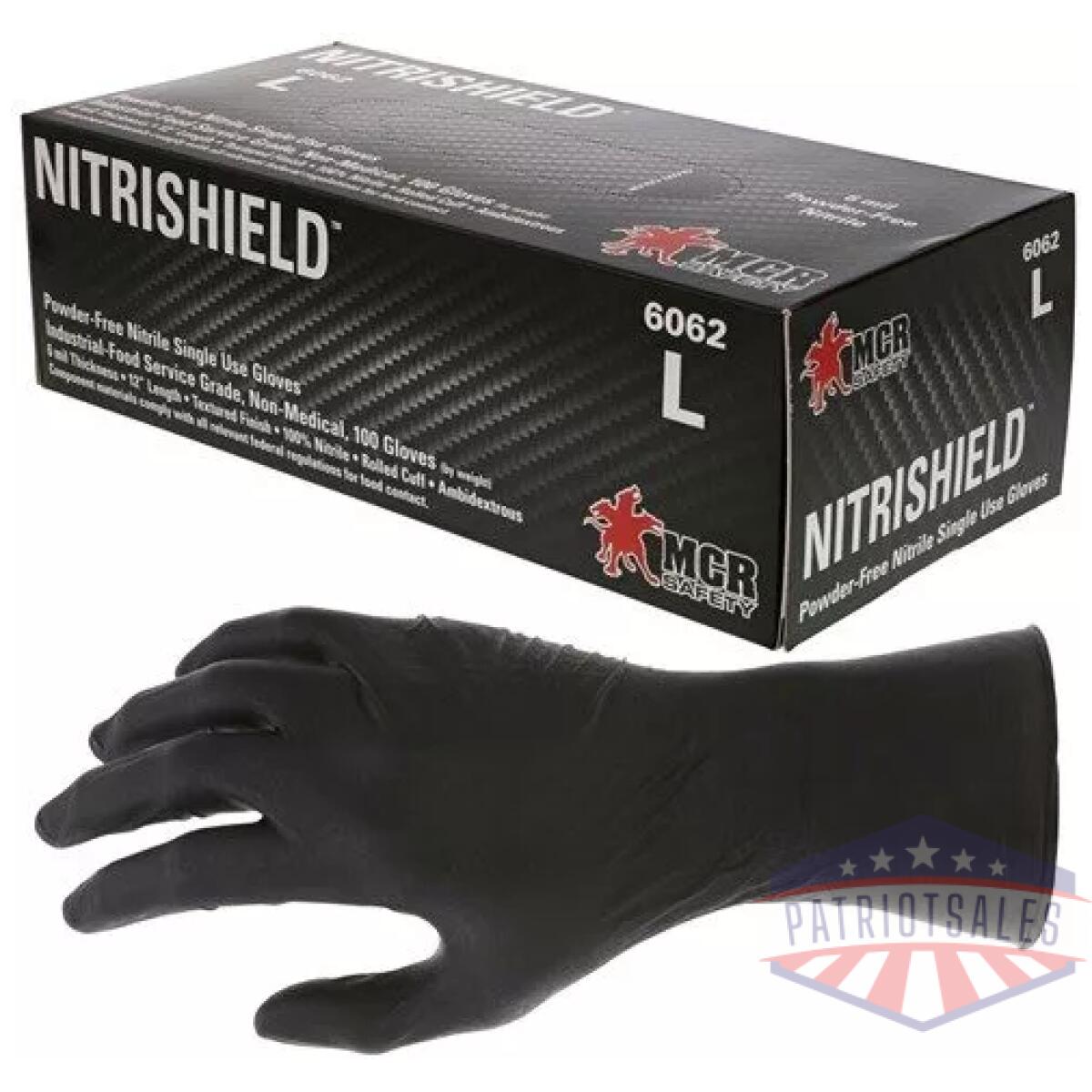 Mcr-6062l - nitri-stealth black nitrile - mcr 6062l