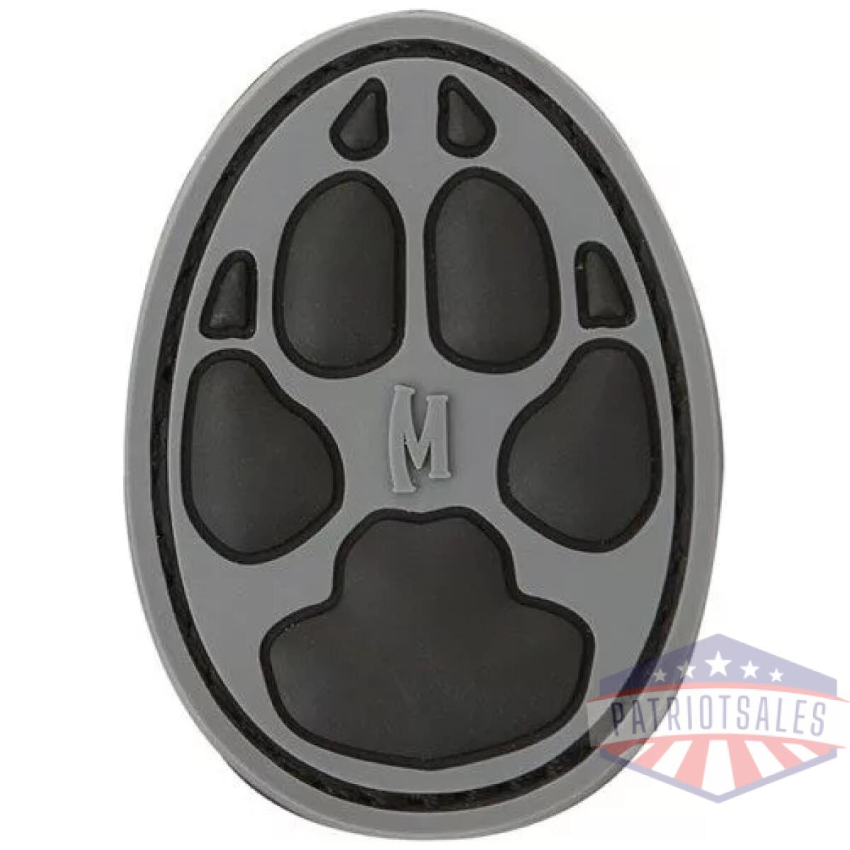 Mxp-pvcpatch-dog2s - dog track 2'' morale patch - mxp pvcpatch dog2s