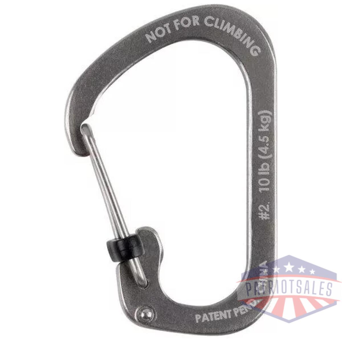 Nicsl2-11-r6 - carabiner slidelock steel #2 - nicsl2 11 r6