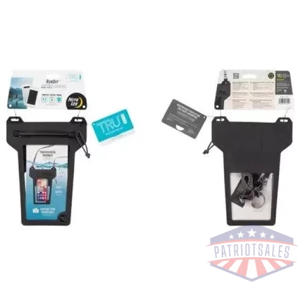 RunOff  Waterproof Phone Pouch - Charcoal