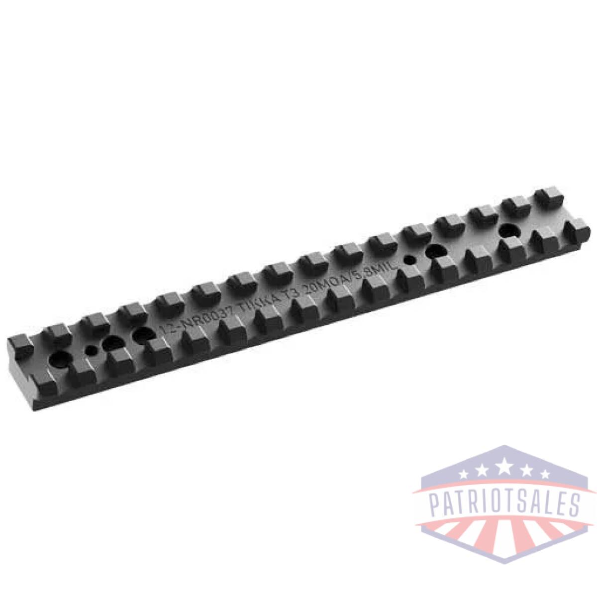 Nr0037_1 - audere nato rail tikka t3/t3x - 20 moa black - nr0037 1