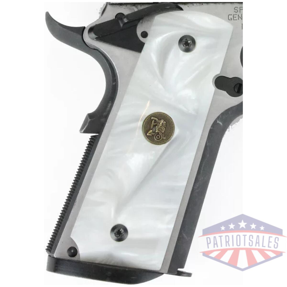 P62001 - pachmayr grips 1911 full size - white pearl smooth - p62001