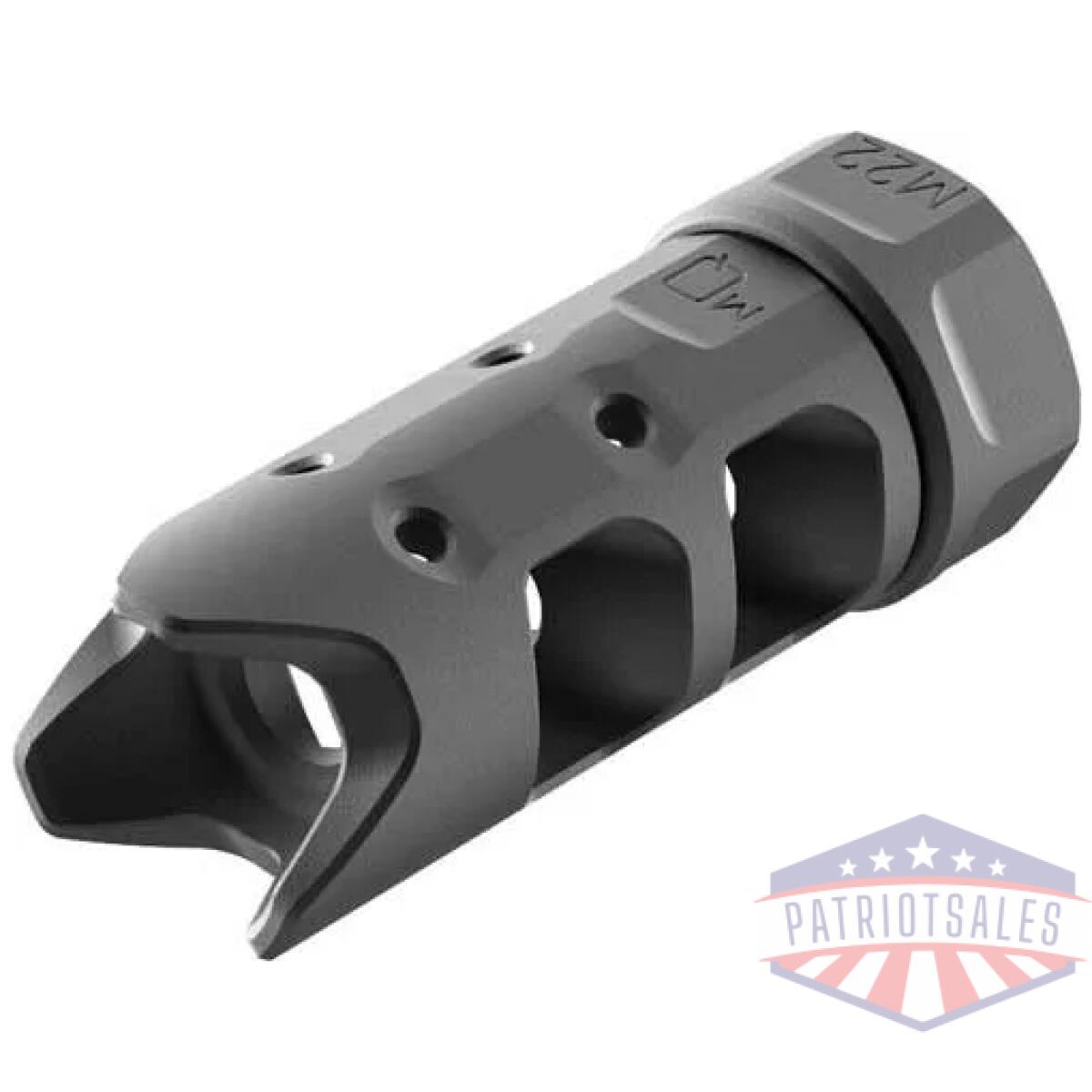 Qs0011_together_1 - audere quarter stroke muzzle - brake 30 cal 5/8"-24 black - qs0011 together 1