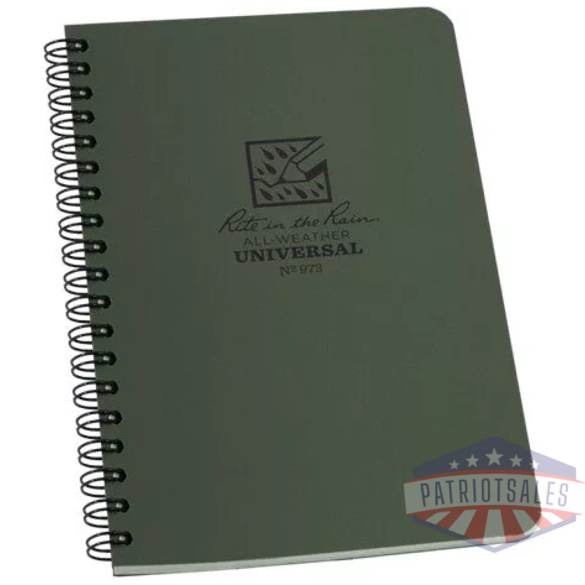Rir-973 - polydura side-spiral notebook (4. 875'' x 7'') - rir 973