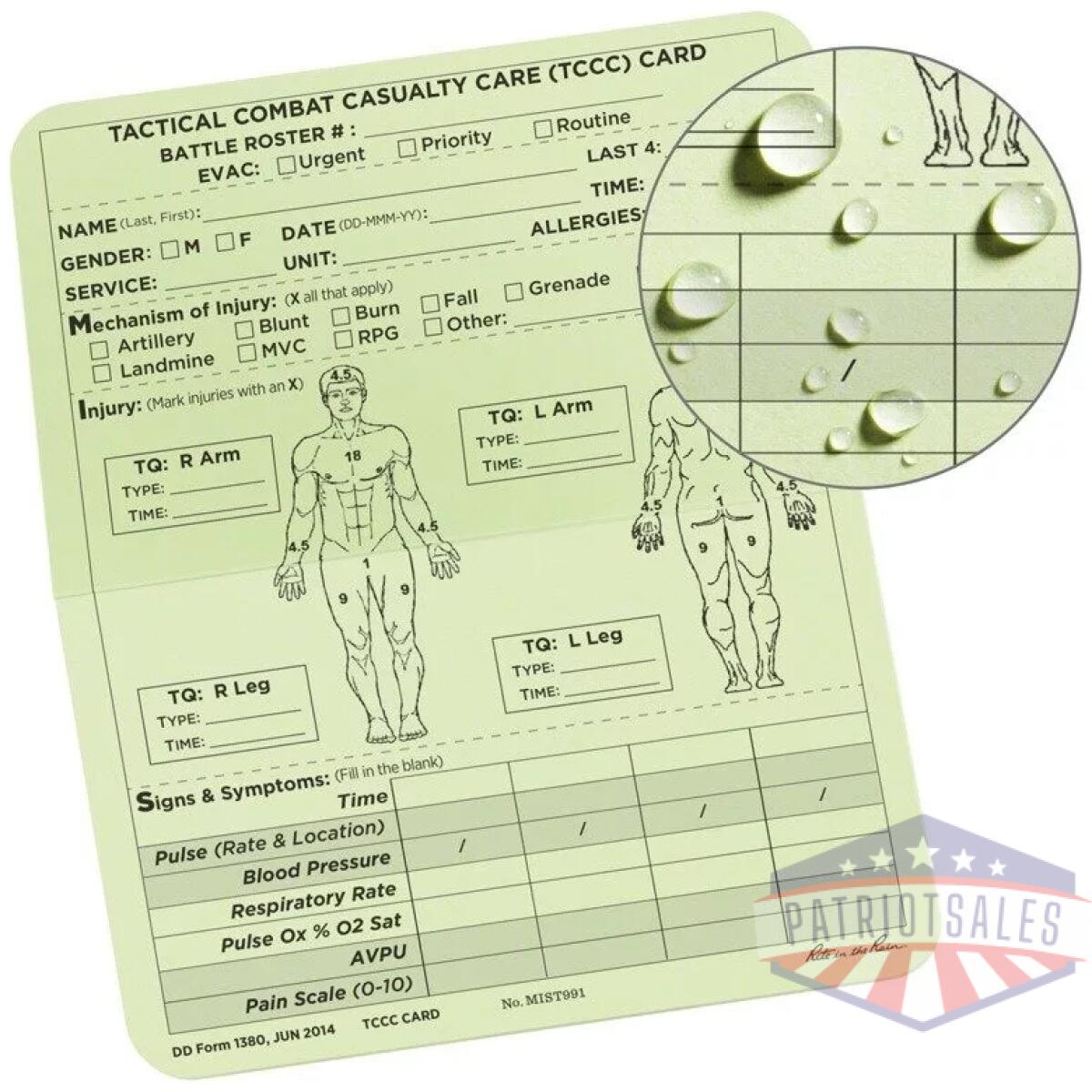 Rir-mist991 - tccc/mist combat cards - rir mist991