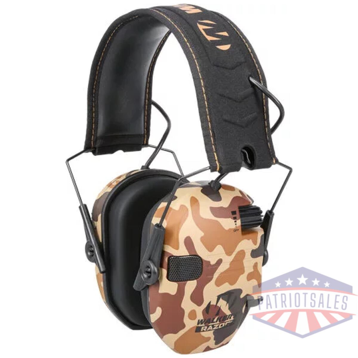 Rsemdcmo-1 - walkers muff electronic razor - slim tactical 23db duck camo - rsemdcmo 1
