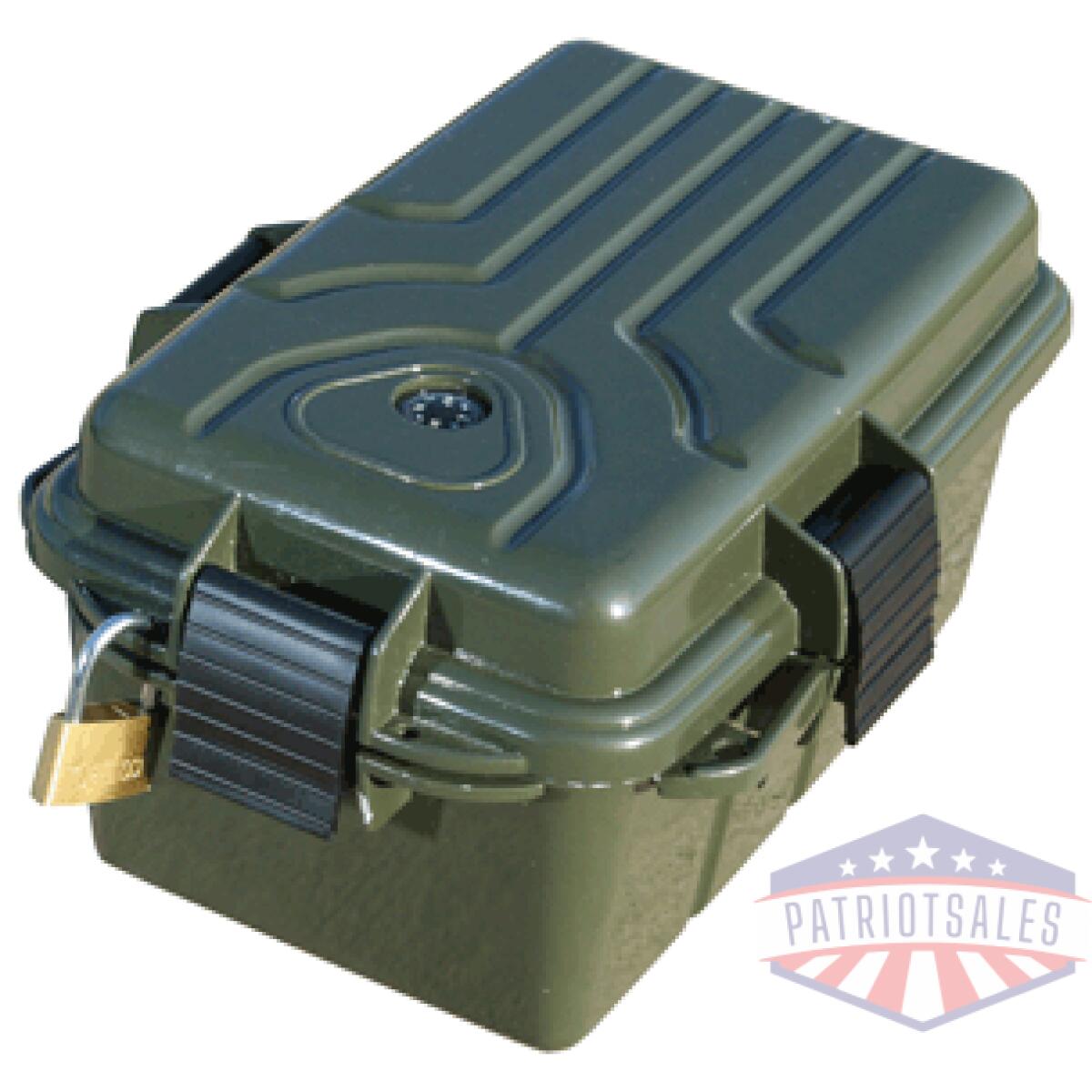 S1074 - mtm survivor dry box - large 10"x7"x5" forest green - s1074