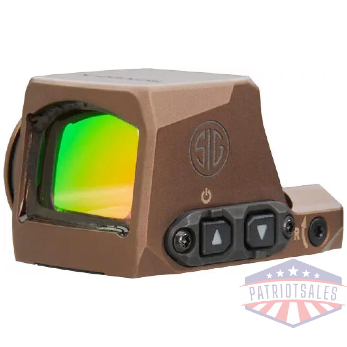 Sorx1202 - sig open reflex sight romeo x - comp 2moa dot w/32moa cir fde - sorx1202