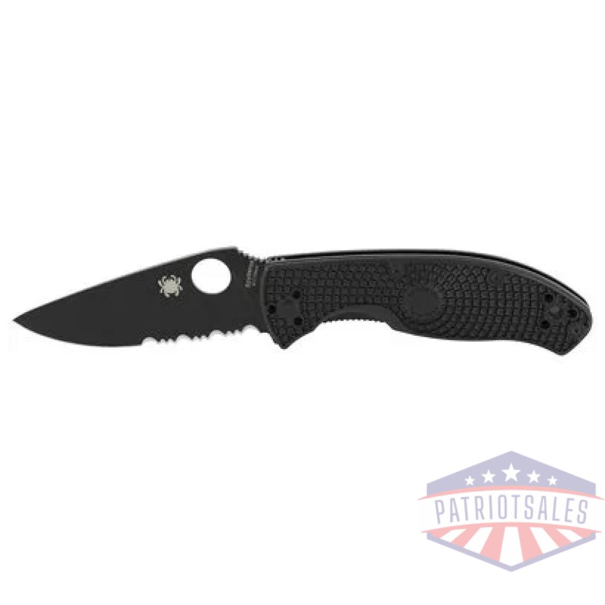 Spyc122psbbk_1 - spyderco tenacious ltwght 3. 39" blk - spyc122psbbk 1