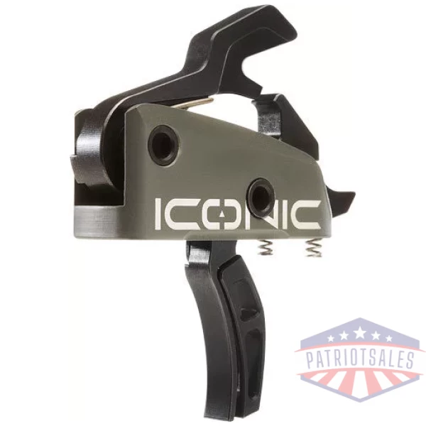 RISE TRIGGER ICONIC GREEN - 2-STAGE 1.25/1.75 AR-15 W/PINS
