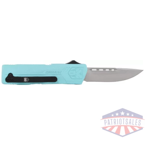 COBRATEC LIGHTWEIGHT OTF - MINT BLUE 3.25" DROP POINT