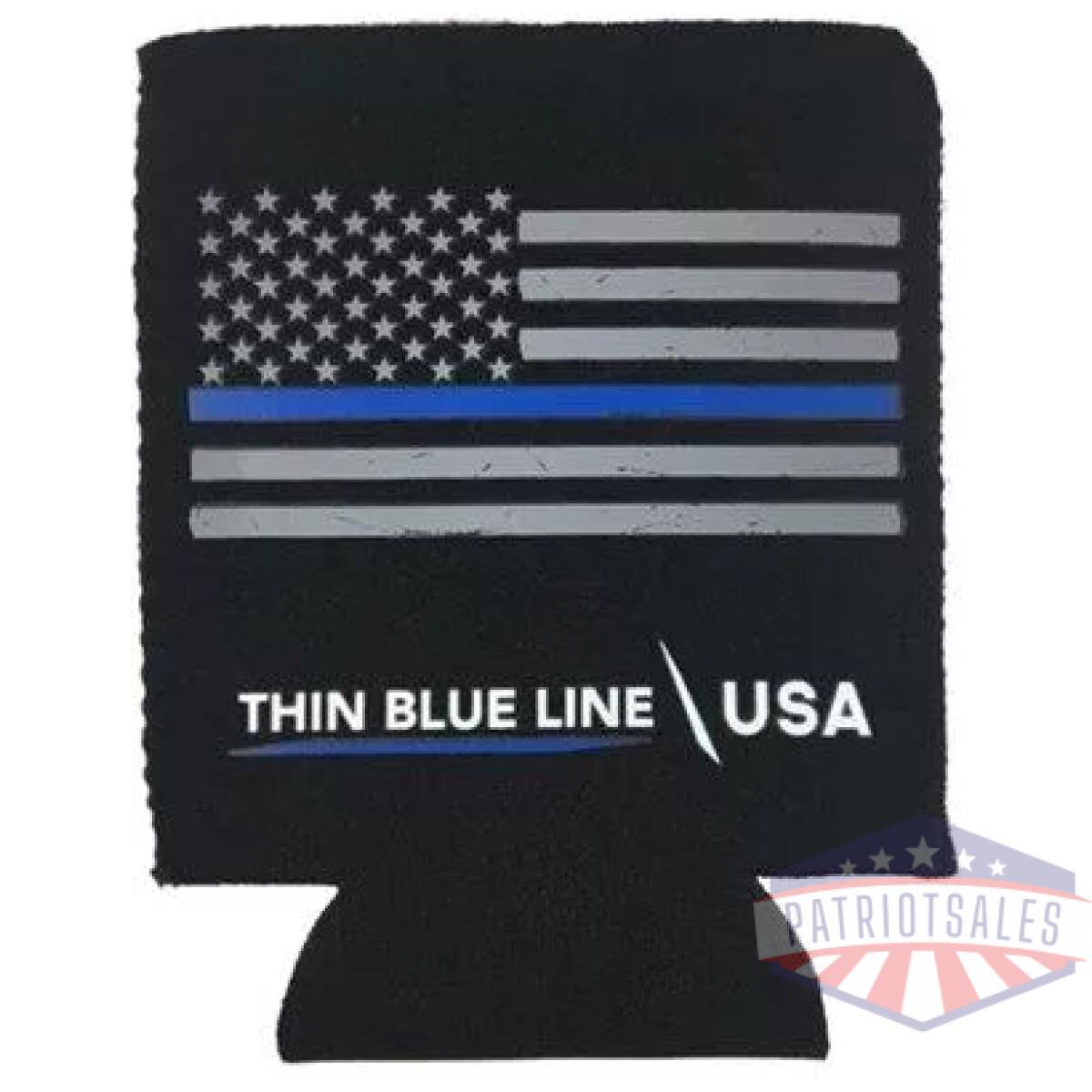 Tbl-kooz-tbl - thin blue line can koozie - tbl kooz tbl