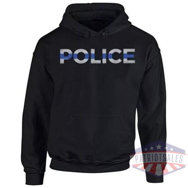 Men's Hoodie - Police Thin Blue Line