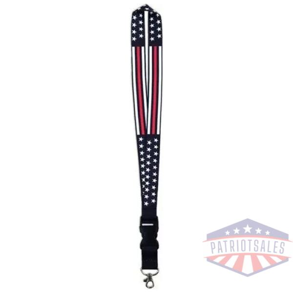Thin Red Line Lanyard - Stars and Stripes