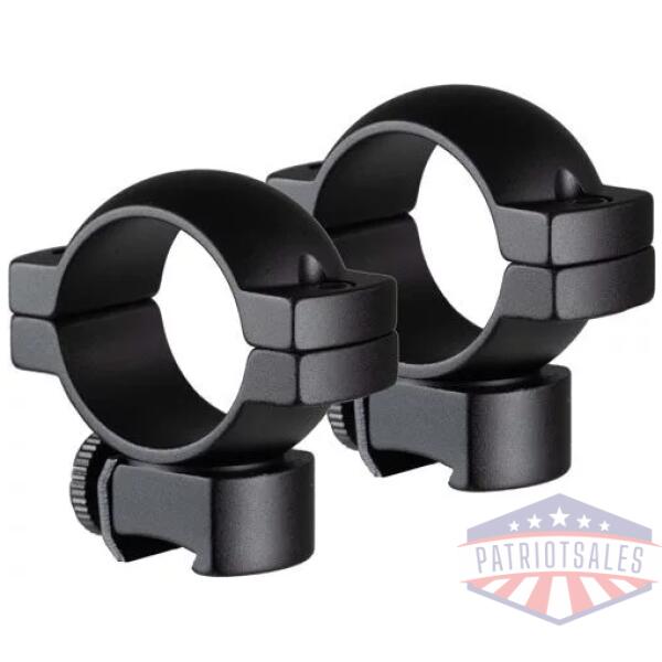 TRUGLO RINGS 1" MEDIUM MATTE - RIMFIRE/AIRGUN 3/8" W/4 SCREWS
