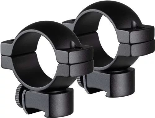 TRUGLO RINGS 1" MEDIUM MATTE - RIMFIRE/AIRGUN 3/8" W/4 SCREWS