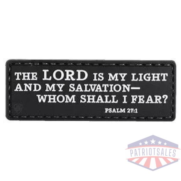 Psalm 27:1 Morale Patch (6 PACK)