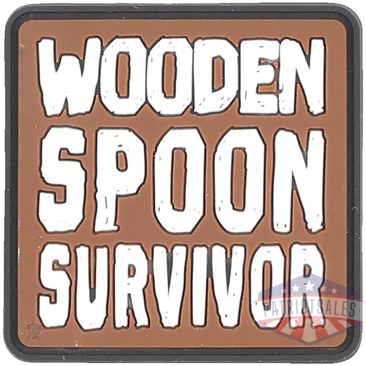 Tsp-6696000 - wooden spoon morale patch (6 pack) - tsp 6696000