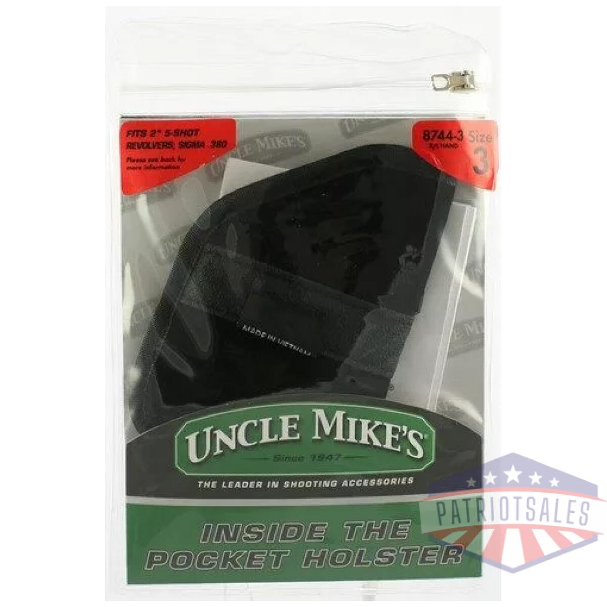 Um-8744-3 - inside-the-pocket holster - um 8744 3