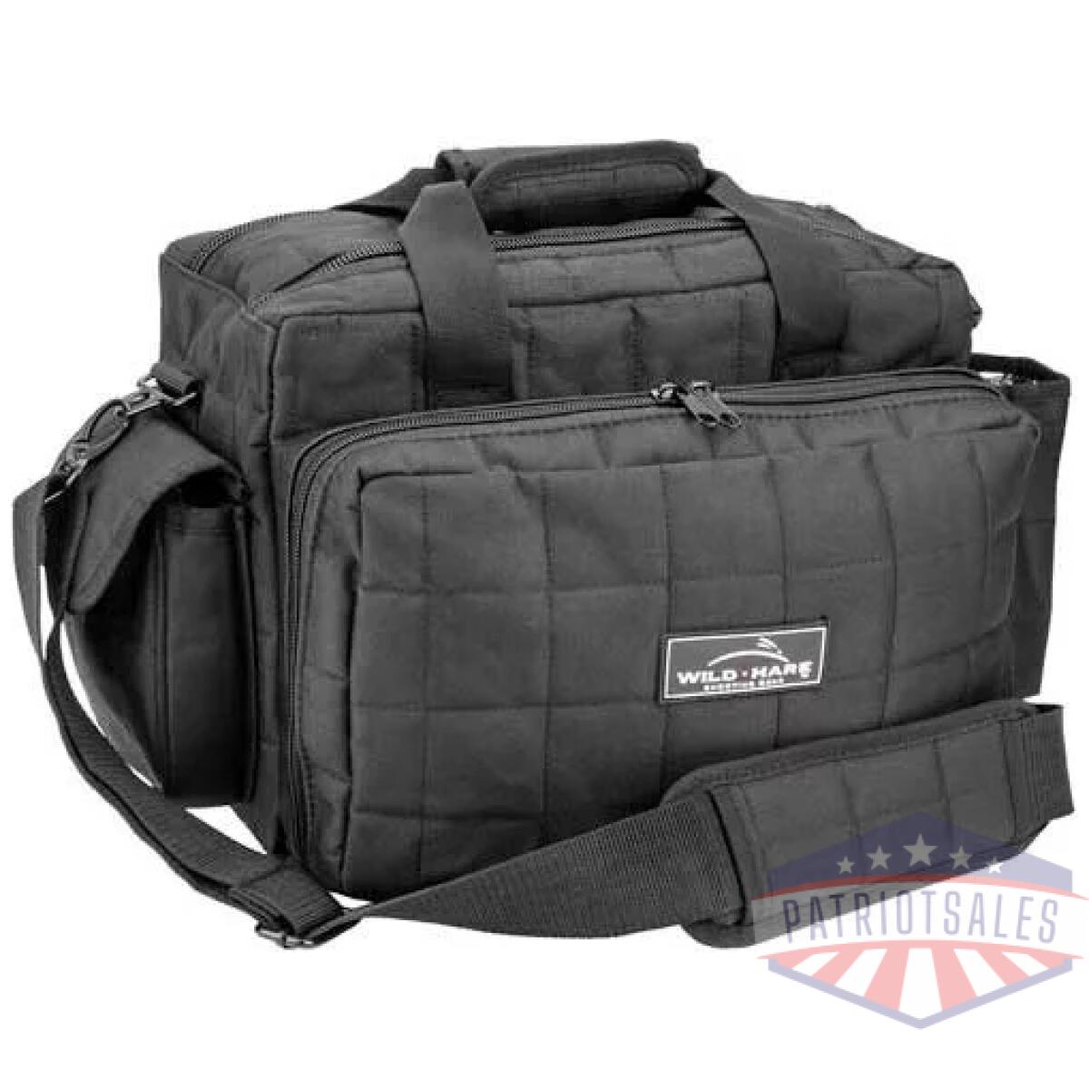 Wh201dbk - peregrine outdoors wild hare - deluxe tournament bag black - wh201dbk