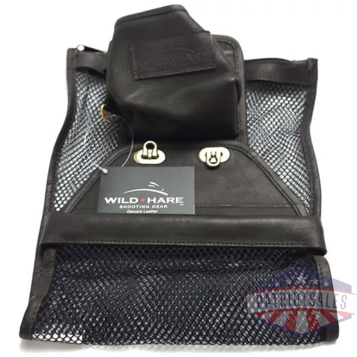 Wh509ljv_folded_frt_2 - peregrine outdoors wild hare - leather trap shooters combo jv - wh509ljv folded frt 2