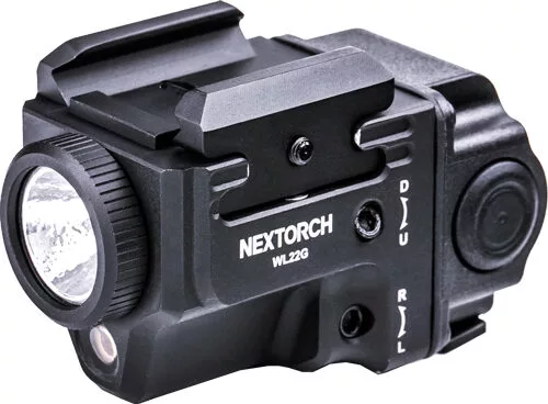 NEXTORCH WL22G COMPACT WEAPON - MOUNTED LIGHT/GRN LASER 650LU
