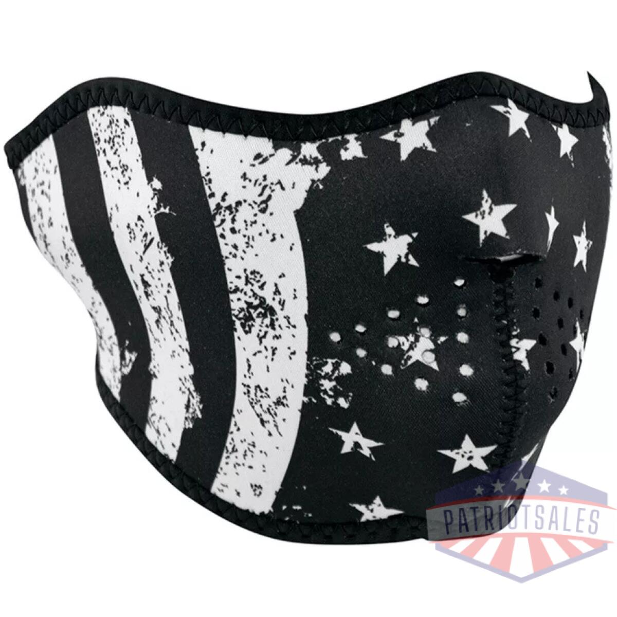 Zan-wnfm091h - neoprene half face mask - zan wnfm091h