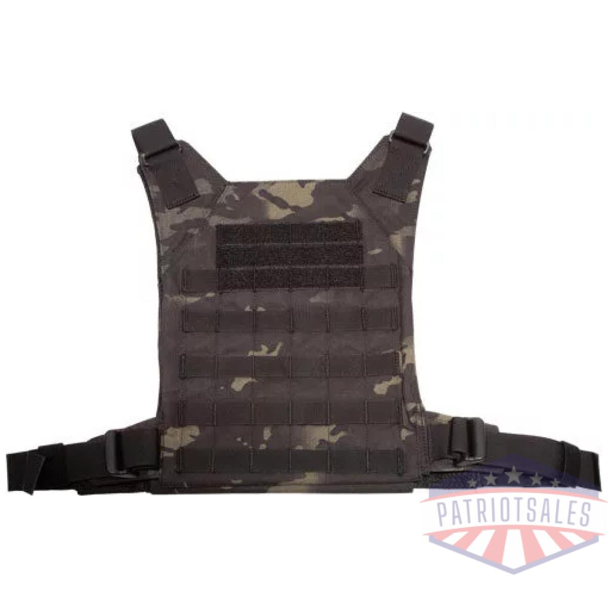 Zggg000742_back - grey ghost gear minimalist - plate carrier multicam black - zggg000742 back