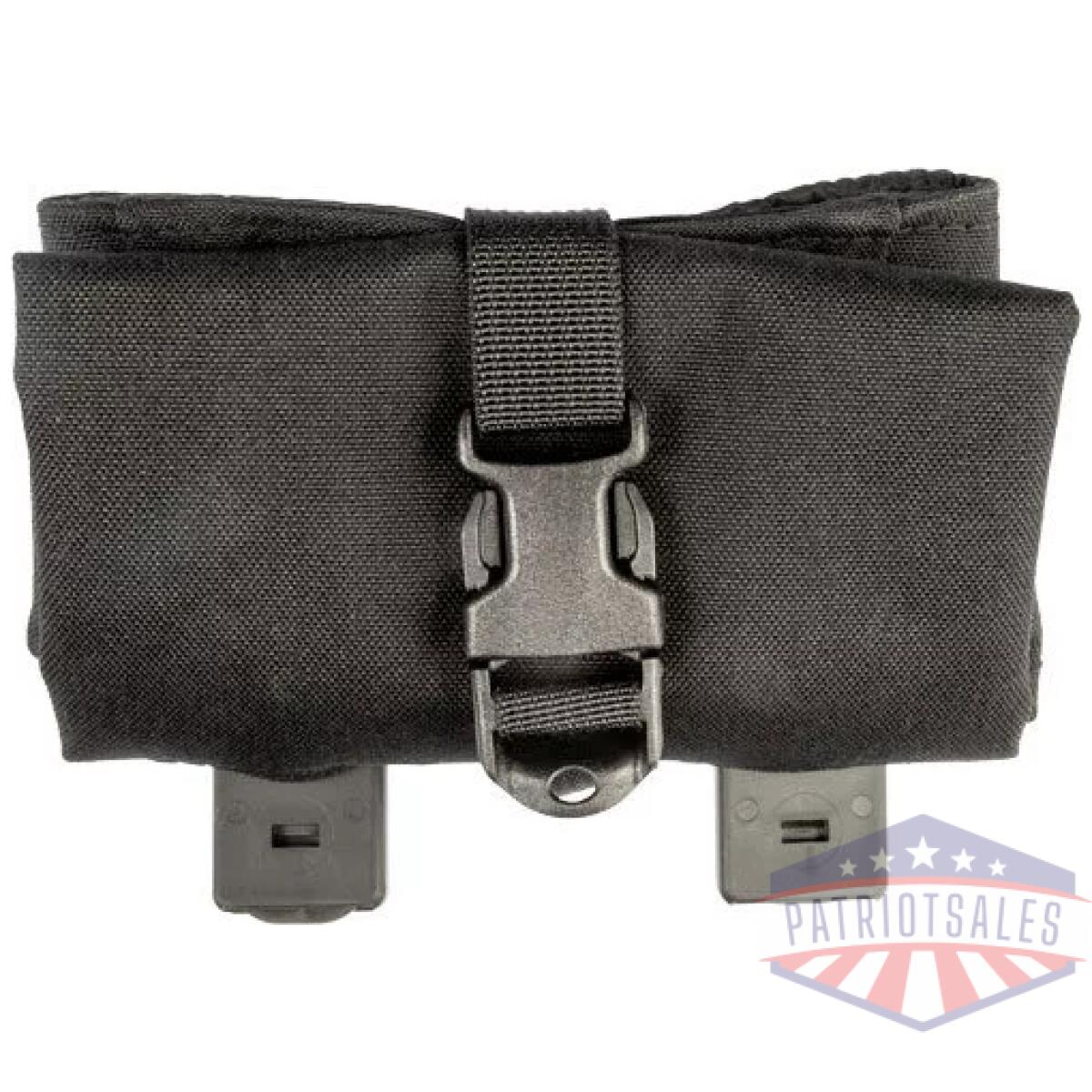 Zgtg03902_rolled-up - grey ghost gear roll-up dump - pouch laminate black - zgtg03902 rolled up