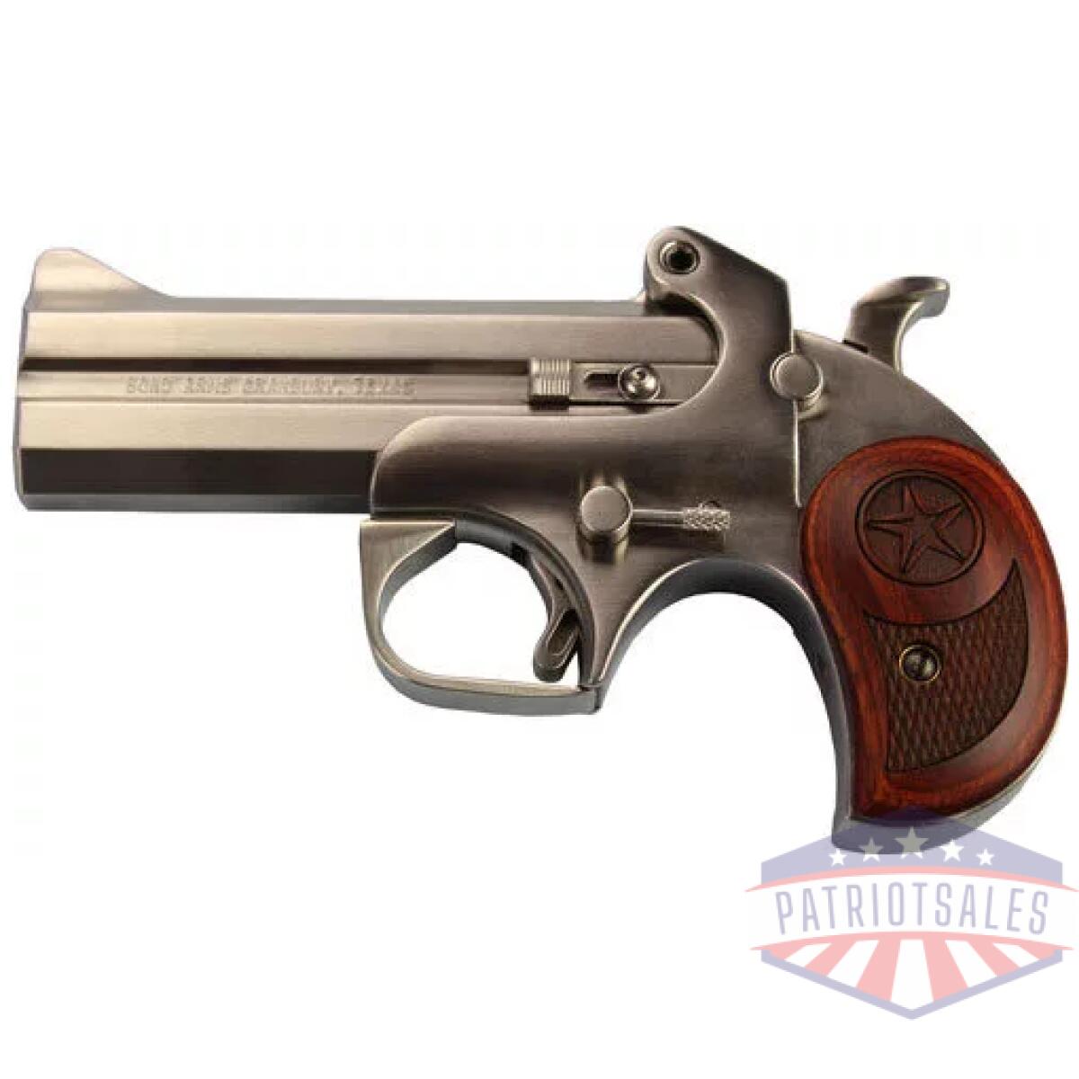 Barwls_on-gun - bond arms grip standard lam. - rosewood w/laser star - barwls on gun