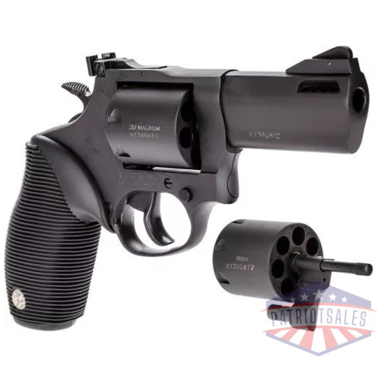 G2692031_angle_r - taurus 692 38/357/9mm 3. " adj. - 7-shot ported matte blk ribber - g2692031 angle r