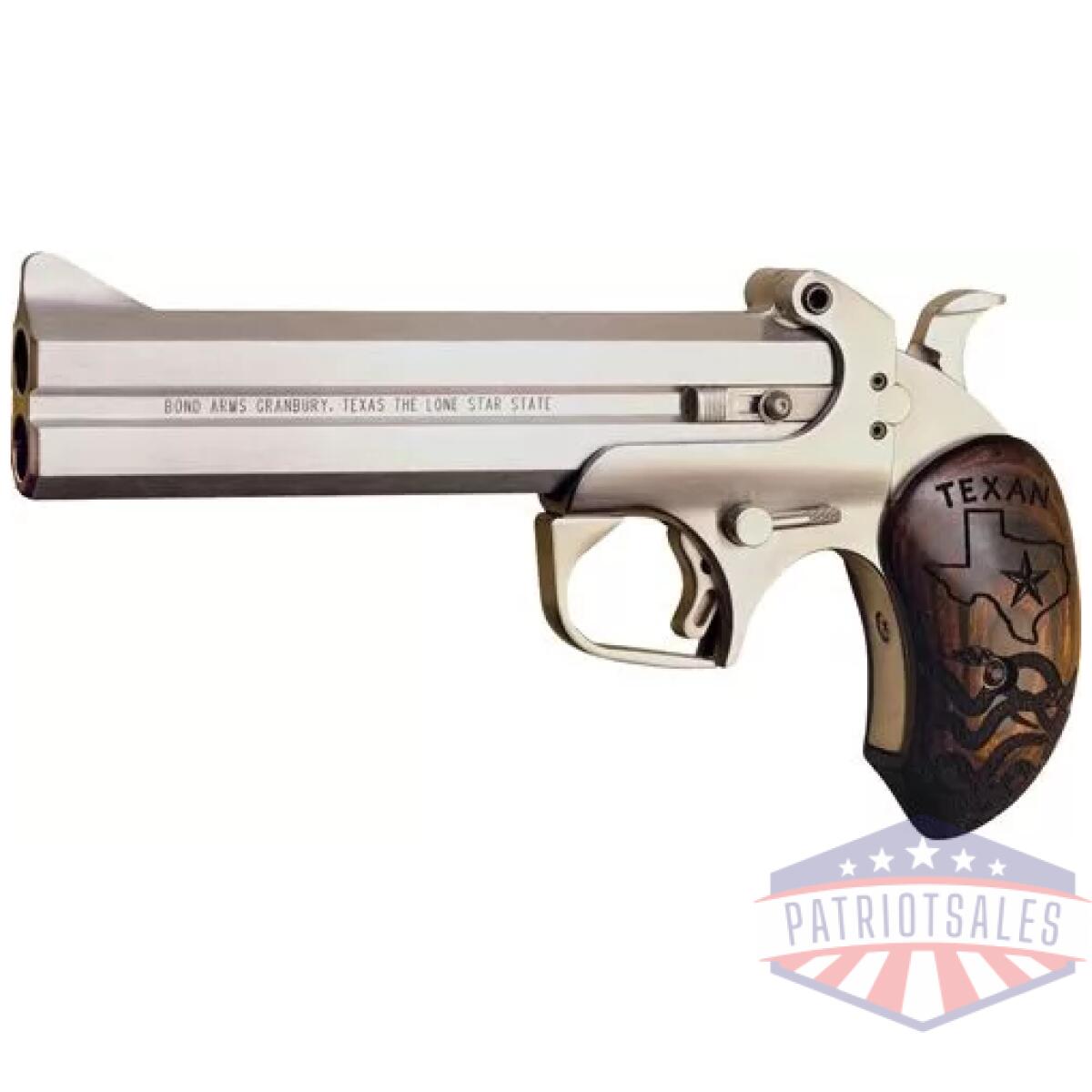 Bond arms texan 45lc/410 3" - 6" fs stainless wood - image 1