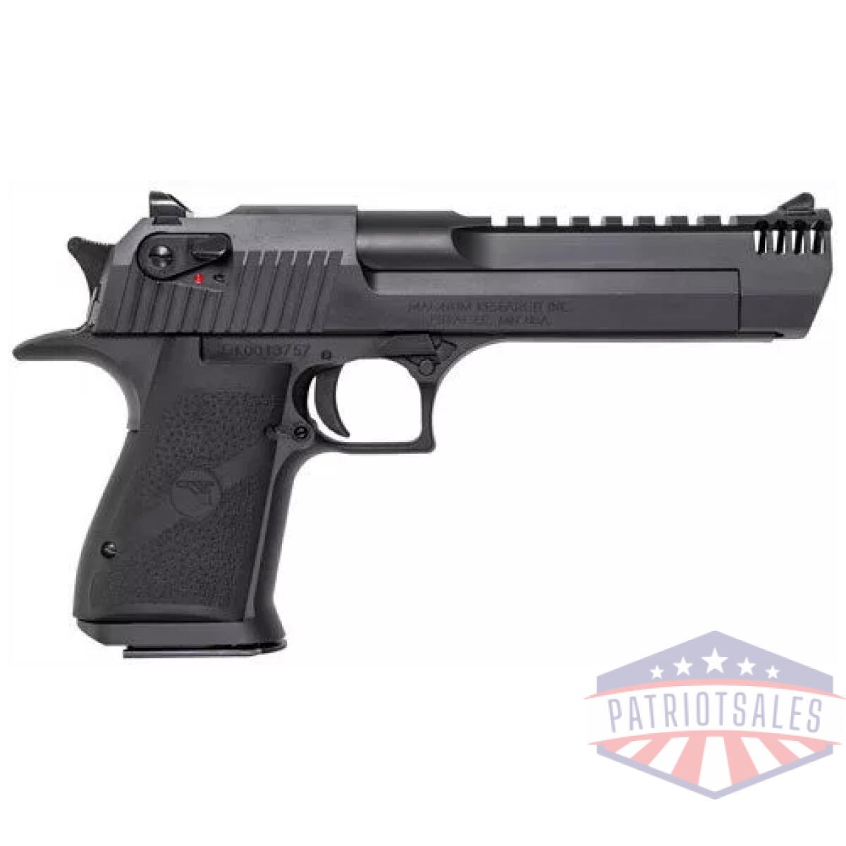 Gde50imb_right - desert eagle mark xix 50ae - 6" black w/integral muzzle brk - gde50imb right