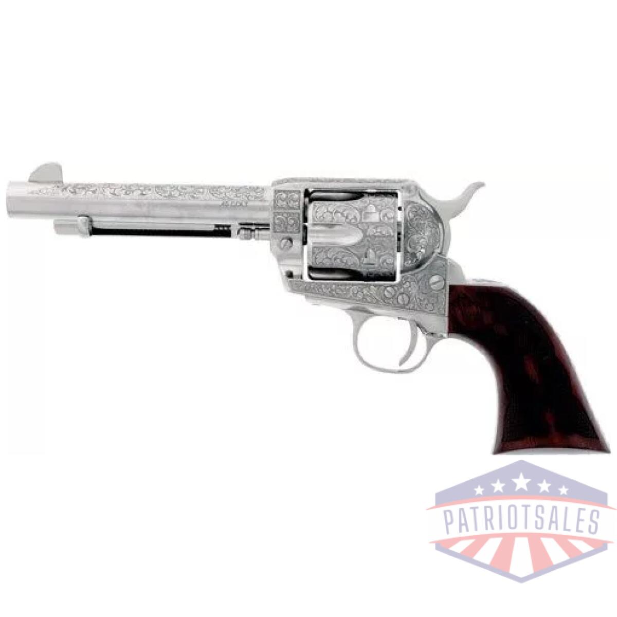 Cimarron buffalo bill cody - 45lc 5. 5" engraved nickel - image 2