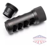 Area 419 Sidewinder Magnum Self Timing Muzzle Brake 357 cal Black Nitride 5/8-24