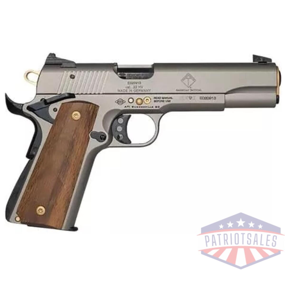 Https3a2f2fmedia. Chattanoogashooting. Com2fimages2fproduct2fakgerg2210m1911an152fakgerg2210m1911an151 - ati gsg m1911 15th anniversary handgun. 22 lr 10rd magazine 5" barrel wood grip gold inlay - https3a2f2fmedia. Chattanoogashooting. Com2fimages2fproduct2fakgerg2210m1911an152fakgerg2210m1911an151