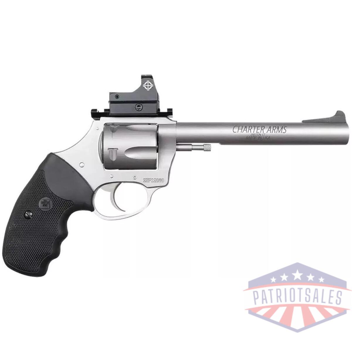 Https3a2f2fmedia. Chattanoogashooting. Com2fimages2fproduct2far735652far73565-1 - charter arms target mastiff handgun. 357 mag 5rd magazine 6" barrel stainless with optic - https3a2f2fmedia. Chattanoogashooting. Com2fimages2fproduct2far735652far73565 1