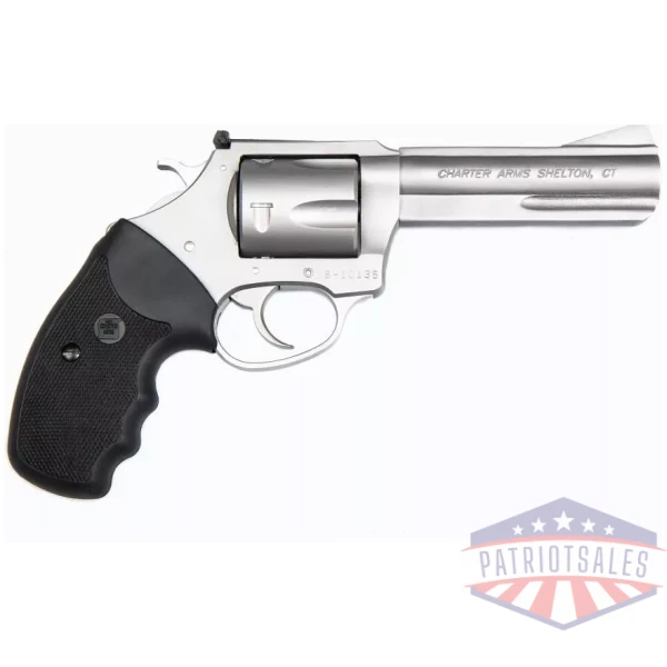 Charter Arms Carter Pit Bull Handgun .40 S&W 5rd Capacity 4.2" Barrel Silver with Black Grip