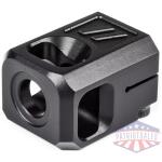 ZEV PRO COMPENSATOR V2 13.5X1 LH THREADING 9MM BLACK