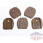 TangoDown Vickers Tactical Magazine Floor Plates for Glock 5pk Tan