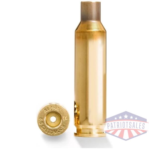 Alpha Munitions Ultra Premium Unprimed Brass Cartridge Cases 6.5 Creedmoor - Large Rifle Primer 100/Box