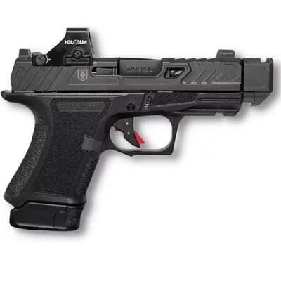 Shadow Systems CR920P War Poet Handgun 9mm Luger 10rd Magazines(2) 3.75" Fluted Black Barrel Holosun 507K