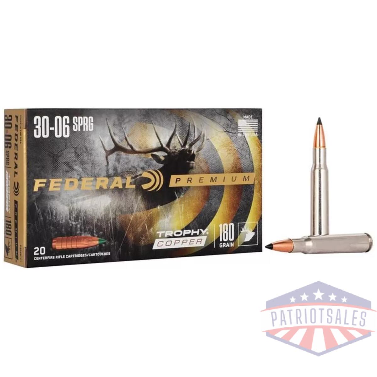 Https3a2f2fmedia. Chattanoogashooting. Com2fimages2fproduct2ffap3006tc12ffap3006tc1-1 - federal premium trophy copper rifle ammunition. 30-06 sprg 180 gr tc 2700 fps 20/ct - https3a2f2fmedia. Chattanoogashooting. Com2fimages2fproduct2ffap3006tc12ffap3006tc1 1