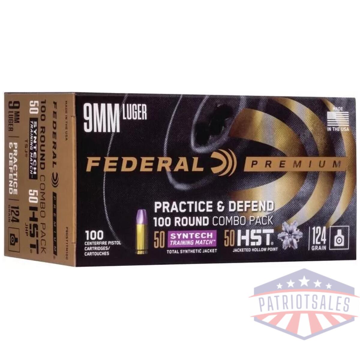 Https3a2f2fmedia. Chattanoogashooting. Com2fimages2fproduct2ffap9hst1tm1002ffap9hst1tm100_1 - federal practice & defend hst/syntech combo 9mm luger 124 gr 1150 fps 100/ct - https3a2f2fmedia. Chattanoogashooting. Com2fimages2fproduct2ffap9hst1tm1002ffap9hst1tm100 1